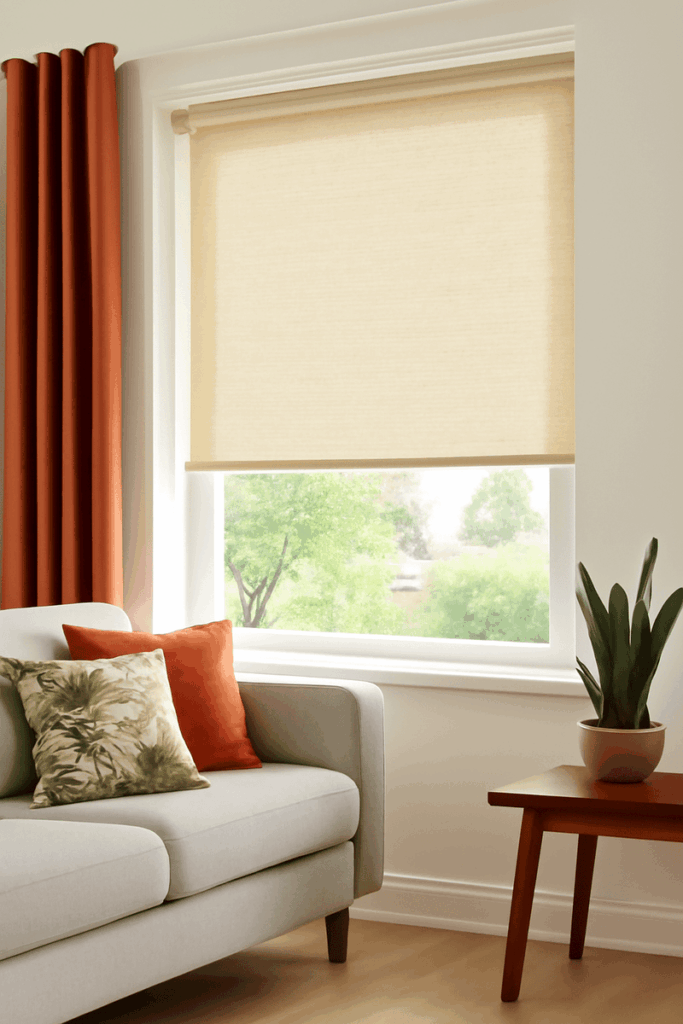Home Decor with Creative Roller Blinds Ideas